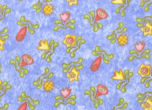 Lullaby Sunshine Cottage Floral Flannel
